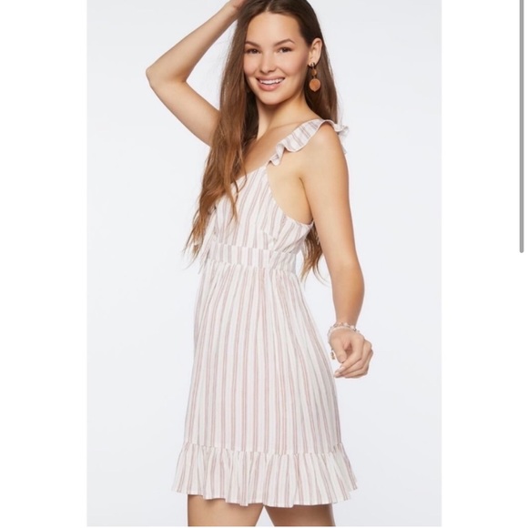 NWT Striped Knotted Mini Dress - Picture 2 of 10